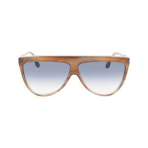 Victoria Beckham Brown Acetate Sunglasses