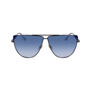 Victoria Beckham Blue Metal Sunglasses