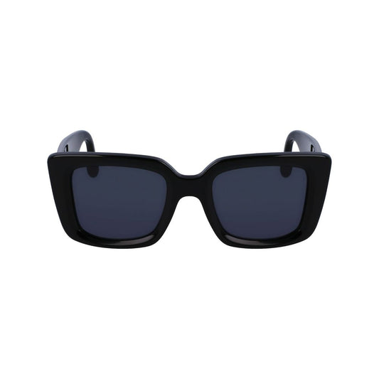 Victoria Beckham Black Acetate Sunglasses