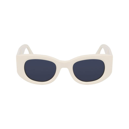 Victoria Beckham Gray Acetate Sunglasses