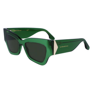 Victoria Beckham Green Acetate Sunglasses