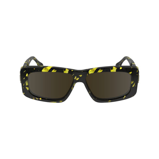 Victoria Beckham Yellow Acetate Sunglasses