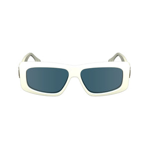 Victoria Beckham White Acetate Sunglasses