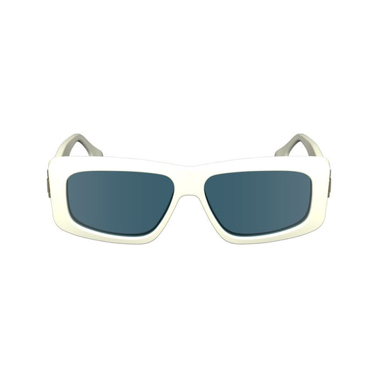 Victoria Beckham White Acetate Sunglasses