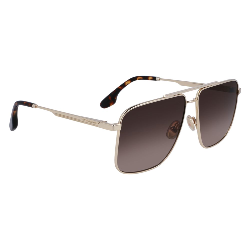 Victoria Beckham Gold Metal Sunglasses