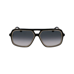 Victoria Beckham Black Acetate Sunglasses