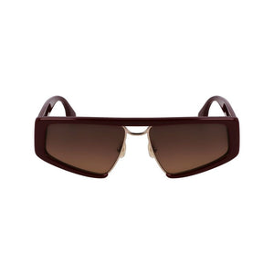 Victoria Beckham Red Metal Sunglasses