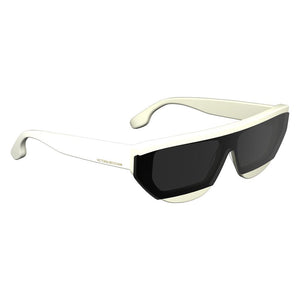 Victoria Beckham White Acetate Sunglasses