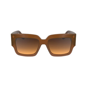 Victoria Beckham Brown Acetate Sunglasses