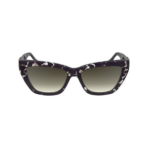 Victoria Beckham Black Acetate Sunglasses