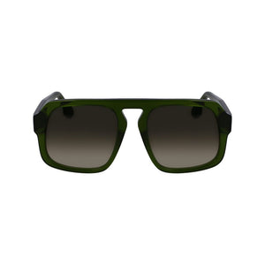 Victoria Beckham Green Acetate Sunglasses