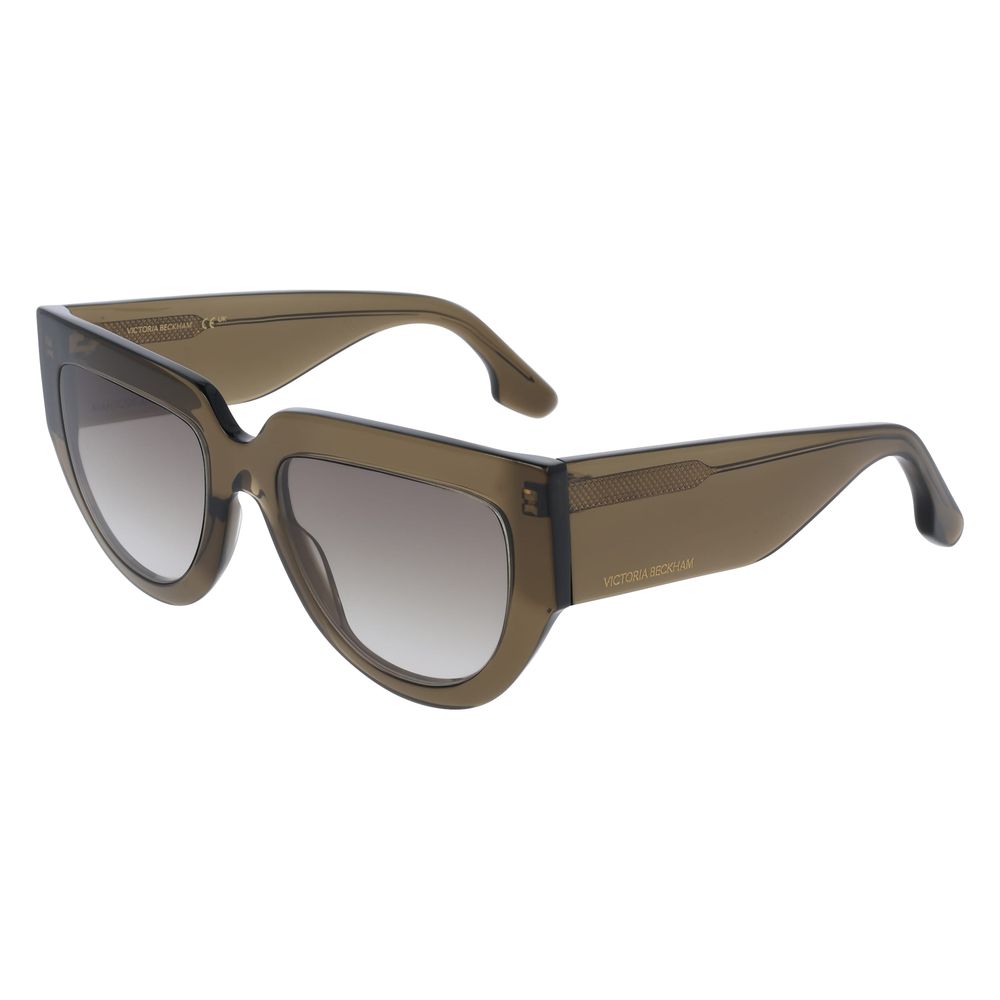 Victoria Beckham Brown Acetate Sunglasses