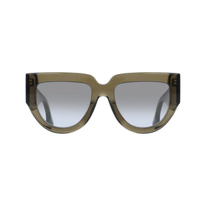 Victoria Beckham Brown Acetate Sunglasses