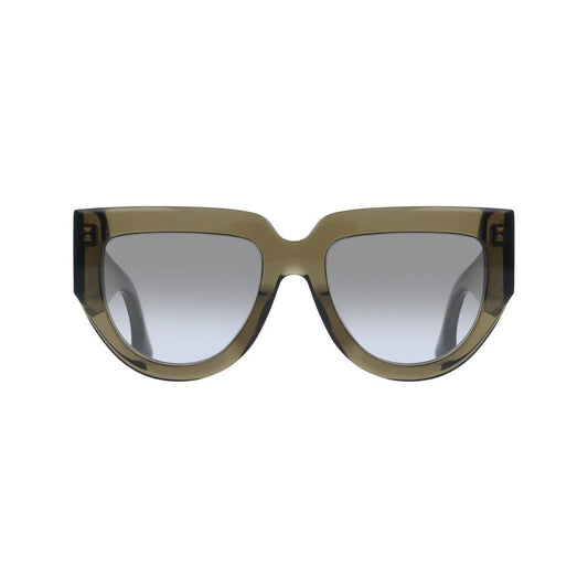 Victoria Beckham Brown Acetate Sunglasses