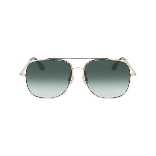 Victoria Beckham Gold Metal Sunglasses