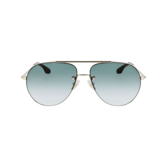 Victoria Beckham Gold Metal Sunglasses