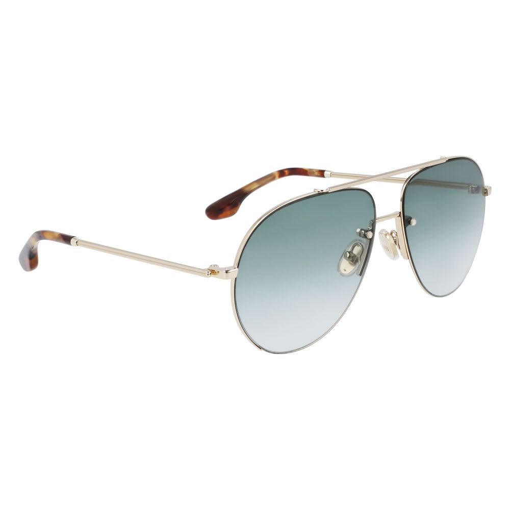 Victoria Beckham Gold Metal Sunglasses
