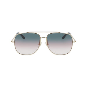 Victoria Beckham Gold Metal Sunglasses