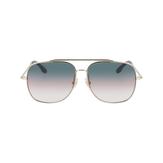 Victoria Beckham Gold Metal Sunglasses