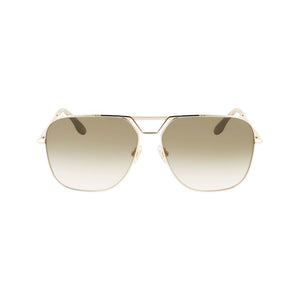 Victoria Beckham Gold Metal Sunglasses