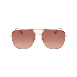 Victoria Beckham Gold Metal Sunglasses