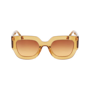 Victoria Beckham Brown Acetate Sunglasses