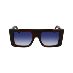 Victoria Beckham Brown Acetate Sunglasses