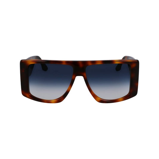 Victoria Beckham Brown Acetate Sunglasses