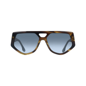 Victoria Beckham Brown Acetate Sunglasses