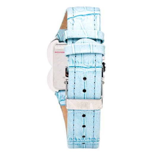 Laura Biagiotti Blue Leather Dress Watch