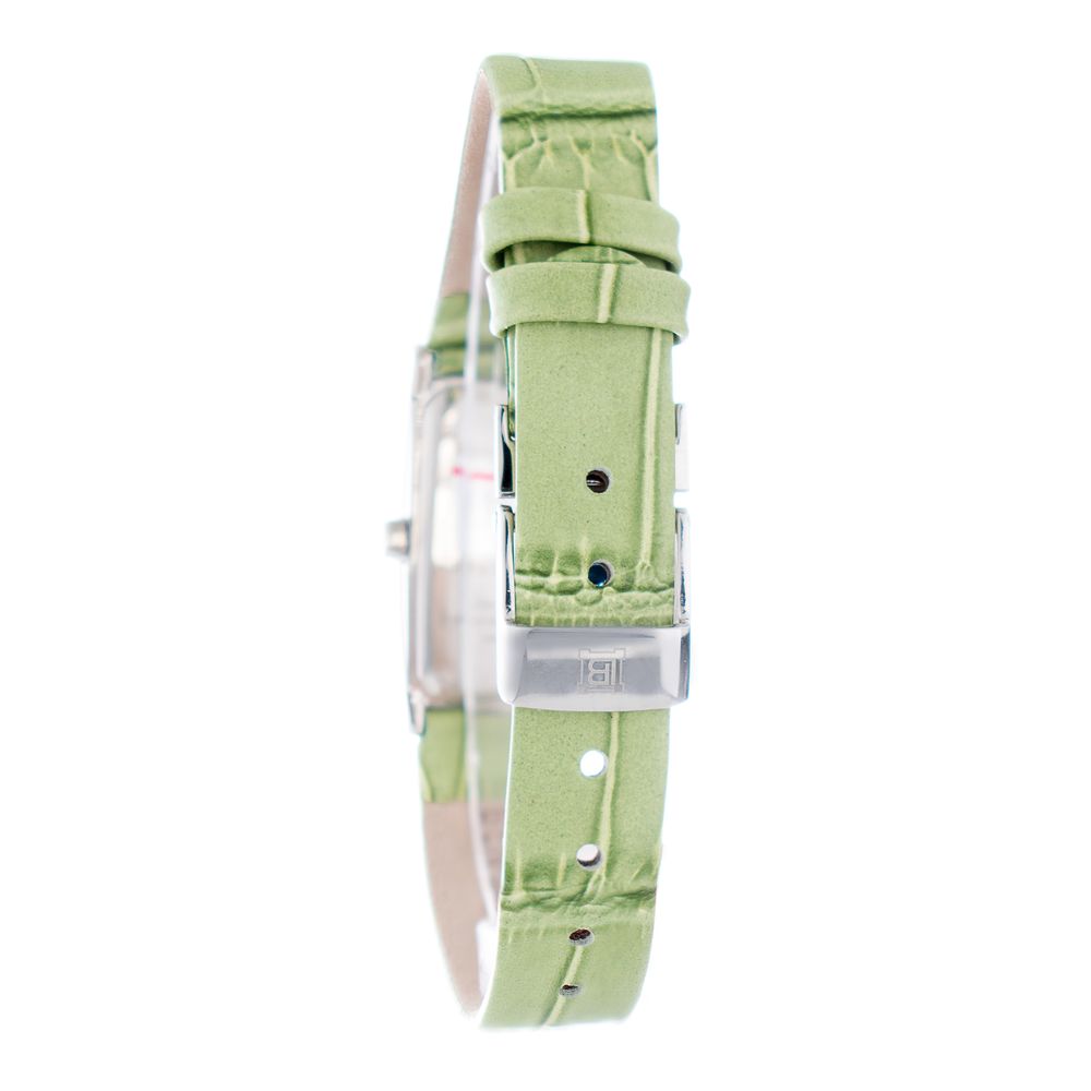 Laura Biagiotti Green Leather Dress Watch