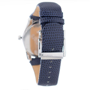Laura Biagiotti Blue Leather Dress Watch