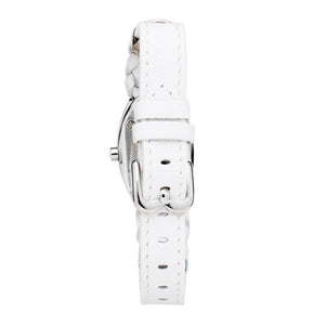 Laura Biagiotti White Leather Dress Watch