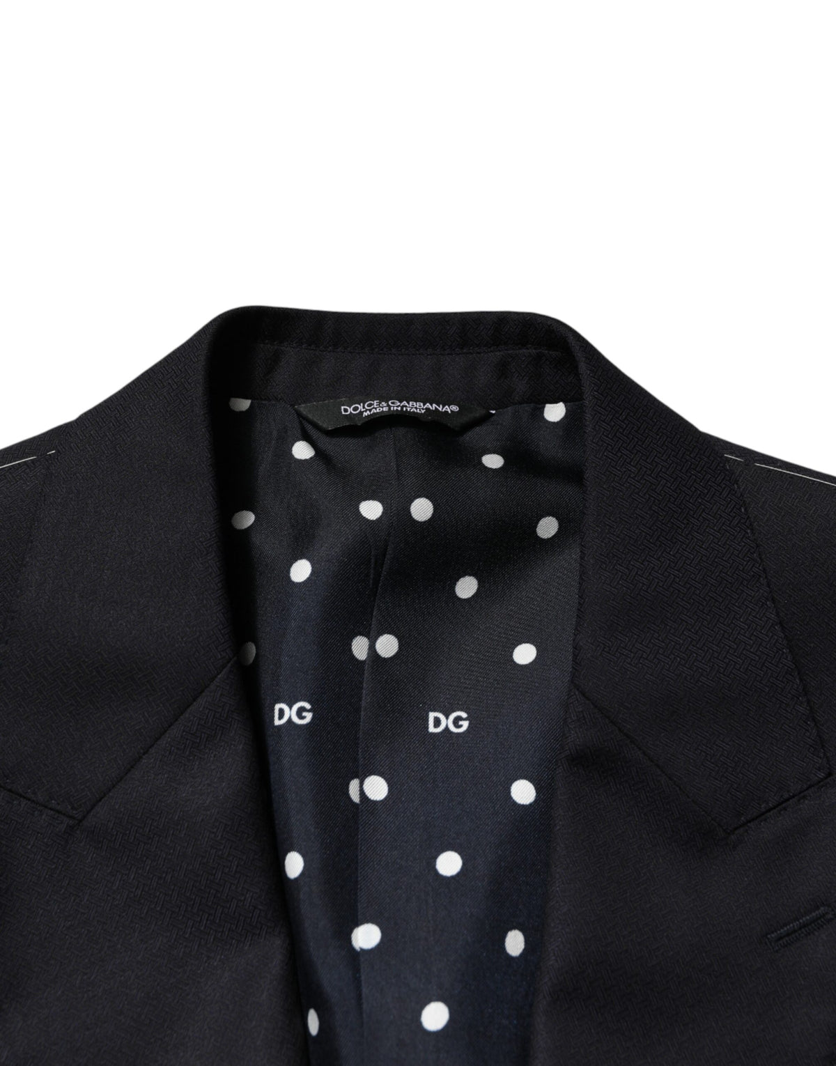 Dolce & Gabbana Black Wool Single Breasted Men 2 Piece Suit