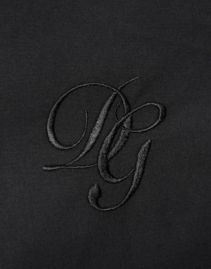 Dolce & Gabbana Black GOLD Cotton Men Dress Formal Shirt