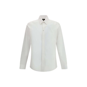 Fendi White Cotton Dress Shirt