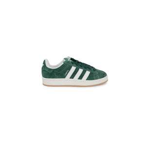 Adidas Originals Green Suede Leather Low Top Sneakers