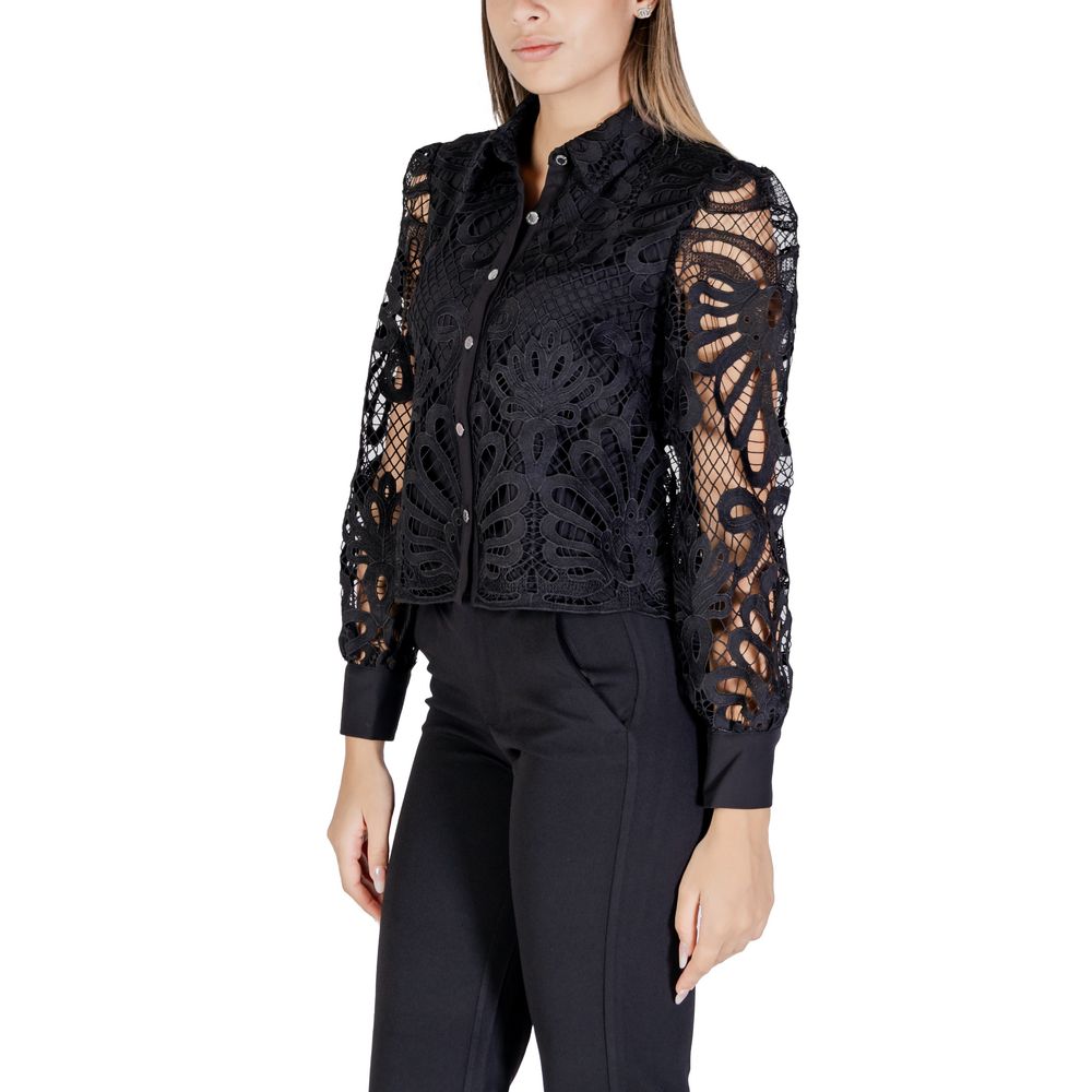 Morgan De Toi Black Polyester Blouse