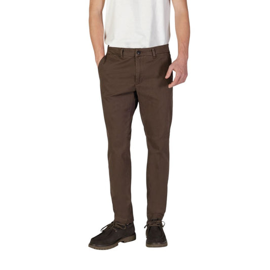 Borghese Brown Cotton Skinny Pants