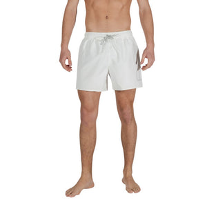 EA7 Emporio Armani Bicolor Polyester Swim Shorts
