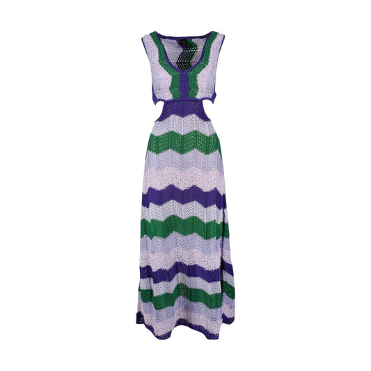 PINKO Purple Polyamide Long Dress