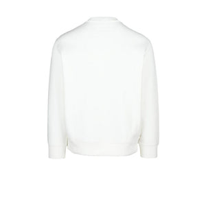 Emporio Armani White Cotton Sweatshirt