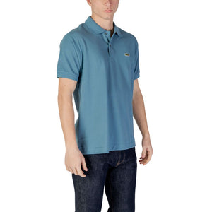 Lacoste Blue Cotton Polo Shirt