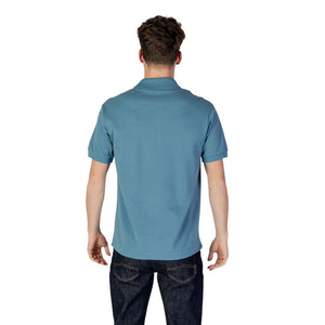 Lacoste Blue Cotton Polo Shirt