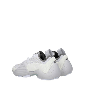 Lanvin White Leather Athletic Sneakers