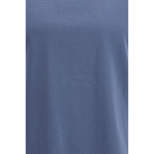 Brunello Cucinelli Blue Cotton T-Shirt