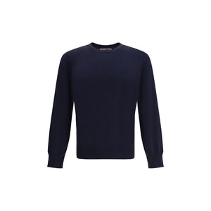 Brunello Cucinelli Blue Cotton Sweatshirt