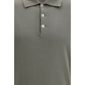 Brunello Cucinelli Green Cotton Shortsleeve Shirt