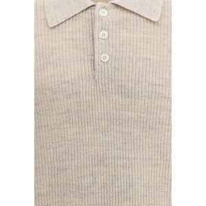 Brunello Cucinelli Beige Cotton Sweatshirt