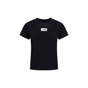 MM6 Black Cotton T-Shirt